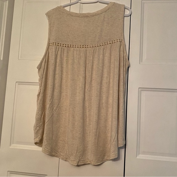 Dex tank top cream 3X - Picture 3 of 5